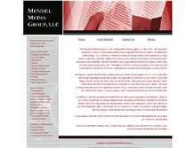 Tablet Screenshot of mendelmedia.com